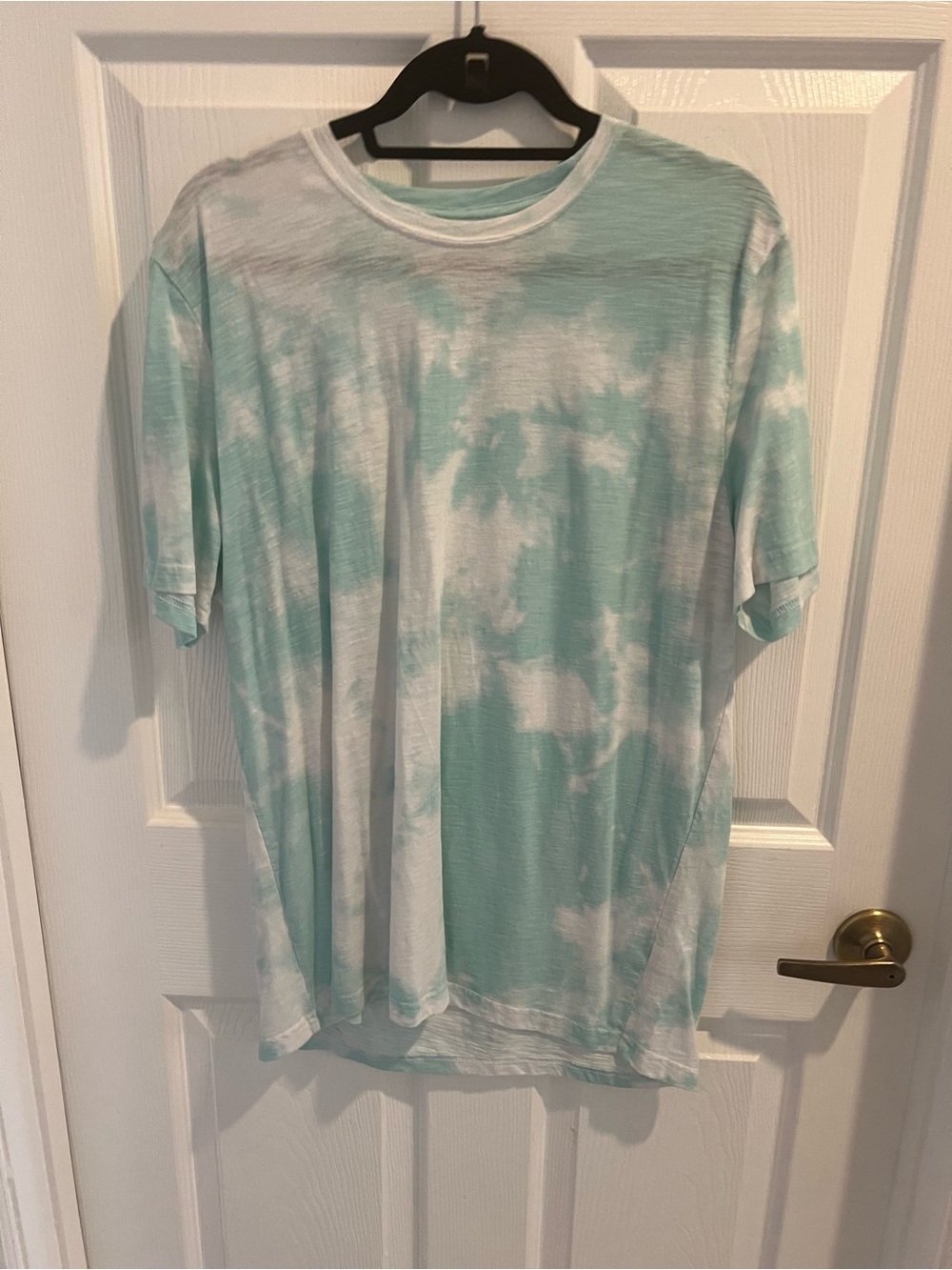 Abound Mint Green and White Tie-Dye Short Sleeve Tee